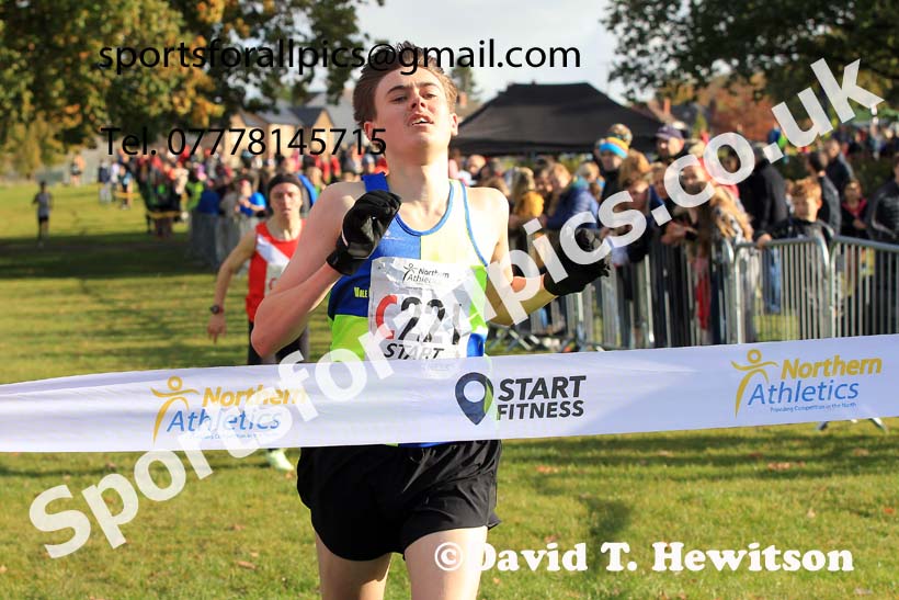 Mens under-17s 2022 Northern Cross Country Relays, Graves Park, Sheffield. Photo: David T. Hewitson/Sports for All Pics